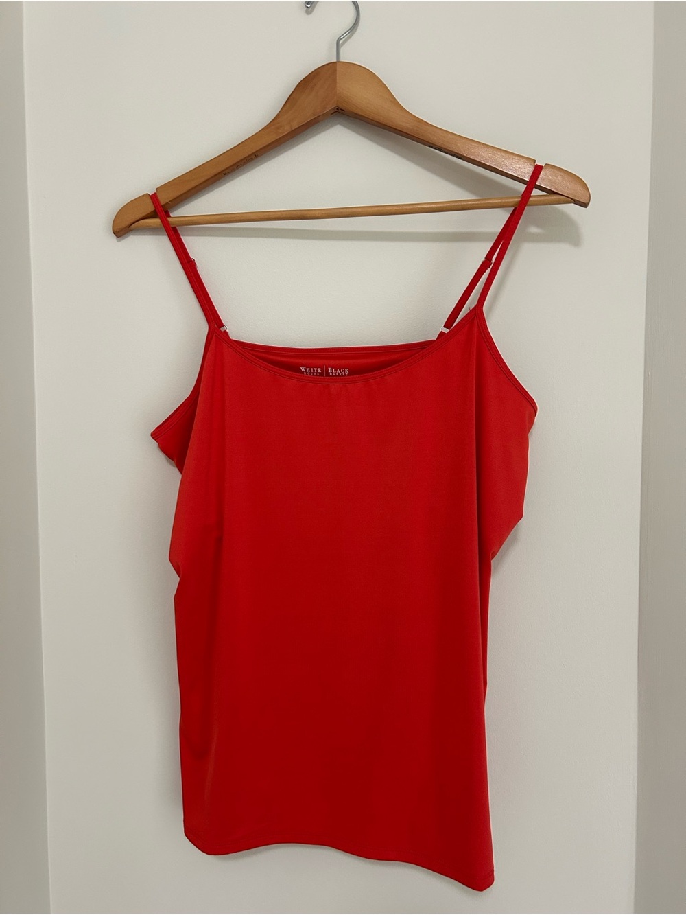 White House Black Market bright coral Spaghetti-Strap Camisole